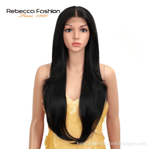 Popular Long straight synthetic wig for women High temperature fiber hair 613 ombre colored lace front wig synthetic hair wigs